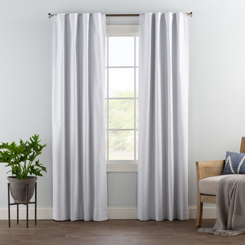 Wayfair Basics Solid Blackout Thermal Backtab Curtain Panel & Reviews